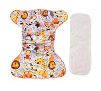 Newborn All In One Diaper Breathable Soft Adjustable Leakproof Baby Cloth Diaper For Infants One Size TPU Material (SMT090-EF259)