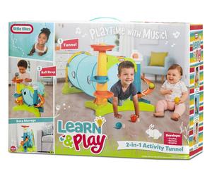 Newborn Tunnel D'activité 2-En-1