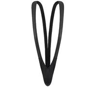 NewBull Mankini Borat Maillot de bain amusant pour homme Maillot de bain tankini Short de bain String Sous-vêtements en V Costume de fête Bikini pour homme Costume d'Halloween rétro sexy, Noir ,