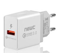 NEW'C Chargeur Secteur Mural USB,(Quick Charge USB 3.0 18W) Ultra Rapide Adaptateur USB 3.0 pour Samsung Galaxy S9 / S8 / Note 8, LG G5 / G6, Nexus 5X / 6P, iPhone, iPad Pro/Air, Moto G4 etc…