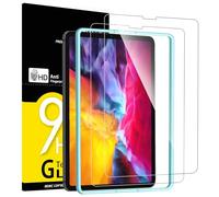 NEW'C Lot de 2, Protection Écran en Verre Trempé pour iPad Air 4 2022/2020 10,9(4ème/5ème Géneration), iPad Pro 11" Modèle 2022/2021/2020/2018, Film Protection écran- Cadre d'installation inclus