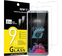 NEW'C Lot de 2, Verre Trempé pour LG G6 Film Protection écran sans Bulles d'air Ultra Résistant (0,33mm HD Ultra Transparent) Dureté 9H Glass
