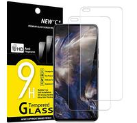 NEW'C Lot de 2, Verre Trempé pour OnePlus Nord, Film Protection écran efficace contre les Rayures - sans Bulles - Ultra Résistant (0,33mm HD Ultra Transparent) Dureté 9H Glass