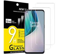 NEW'C Lot de 2, Verre Trempé pour OnePlus Nord N10 5G, Film Protection écran efficace contre les Rayures - sans Bulles - Ultra Résistant (0,33mm HD Ultra Transparent) Dureté 9H Glass