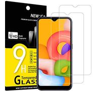NEW'C Lot de 2, Verre Trempé pour Samsung Galaxy A01 (SM-A015), Galaxy M01, Film Protection écran efficace contre les Rayures - Ultra Résistant (0,33mm HD Ultra Transparent) Dureté 9H Glass