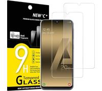 NEW'C Lot de 2, Verre Trempé pour Samsung Galaxy A20e, Film Protection écran -sans Bulles d'air -Ultra Résistant (0,33mm HD Ultra Transparent) Dureté 9H Glass