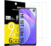 NEW'C Lot de 2, Verre Trempé pour Xiaomi Mi 10T Lite 5G, Film Protection écran efficace contre les Rayures - Ultra Résistant (0,33mm HD Ultra Transparent) Dureté 9H Glass
