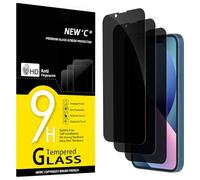 NEW'C Lot de 3, Verre Trempé Anti-Espion pour iPhone 13 Mini (5,4 Pouces), Angle de Confidentialité 28 Degrés Amélioré, Dureté Ultra-Résistante 9H, Sans Bulles