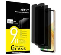 NEW'C Lot de 3, Verre Trempé Anti-Espion pour Samsung Galaxy A33 5G, Angle de Confidentialité 28 Degrés Amélioré, Dureté Ultra-Résistante 9H, Sans Bulles