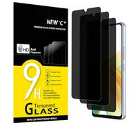 NEW'C Lot de 3, Verre Trempé Anti-Espion pour Samsung Galaxy A33 5G, Angle de Confidentialité 35 Degrés Équilibré avec Protection des Yeux, Dureté Ultra-Résistante 9H, Sans Bulles