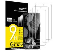 NEW'C Lot de 3, Verre Trempé pour Google Pixel 8A Protection efficace contre les Rayures - sans Bulles - Ultra Résistant (0,33mm HD Ultra Transparent) Dureté 9H Glass