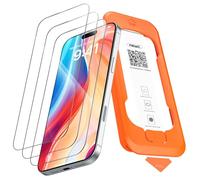 NEW'C Lot de 3, Verre Trempé pour iPhone 17 Pro Max (6,9 Pouces) Film en Protection écran à pose rapide Couverture Complète - Ultra Résistant - Efficace contre les Rayures