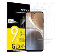 NEW'C Lot de 3, Verre Trempé pour Motorola Moto G32, Film Protection écran - sans Bulles d'air -Ultra Résistant (0,33mm HD Ultra Transparent) Dureté 9H Glass
