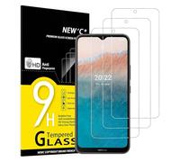 NEW'C Lot de 3, Verre Trempé pour Nokia C21 Plus, Film Protection écran - sans Bulles d'air -Ultra Résistant (0,33mm HD Ultra Transparent) Dureté 9H Glass