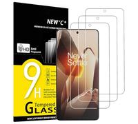 NEW'C Lot de 3, Verre Trempé pour OnePlus 13R, OnePlus Ace 5 Protection efficace contre les Rayures - sans Bulles - Ultra Résistant, Dureté 9H Glass