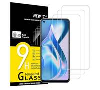 NEW'C Lot de 3, Verre Trempé pour OnePlus Ace Racing, Film Protection écran - sans Bulles d'air -Ultra Résistant (0,33mm HD Ultra Transparent) Dureté 9H Glass