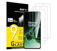 NEW'C Lot de 3, Verre Trempé pour OnePlus Nord 3 5G, Protection efficace contre les Rayures - sans Bulles - Ultra Résistant (0,33mm HD Ultra Transparent) Dureté 9H Glass