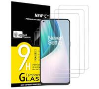 NEW'C Lot de 3, Verre Trempé pour OnePlus Nord N10 5G, Film Protection écran efficace contre les Rayures - sans Bulles - Ultra Résistant (0,33mm HD Ultra Transparent) Dureté 9H Glass
