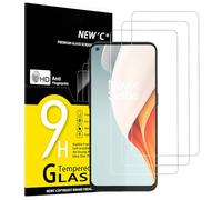 NEW'C Lot de 3, Verre Trempé pour OnePlus Nord N100, Film Protection écran efficace contre les Rayures - sans Bulles - Ultra Résistant (0,33mm HD Ultra Transparent) Dureté 9H Glass