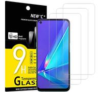 NEW'C Lot de 3, Verre Trempé pour Oppo A72, Film Protection écran efficace contre les Rayures - sans Bulles - Ultra Résistant (0,33mm HD Ultra Transparent) Dureté 9H Glass