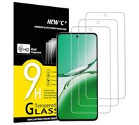 NEW'C Lot de 3, Verre Trempé pour OPPO Reno 13 F / 13 FS 5G/4G, Reno 12 F 4G, Reno 12 FS 5G Film en Protection écran efficace contre les Rayures - Ultra Résistant - Transparent -Dureté 9H Glass