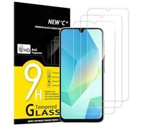 NEW'C Lot de 3, Verre Trempé pour Samsung Galaxy A16 5G,Galaxy A26 5G, Film en Protection écran efficace contre les Rayures - sans Bulles - Ultra Résistant (0,33mm HD Transparent) Dureté 9H Glass
