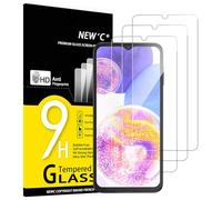 NEW'C Lot de 3, Verre Trempé pour Samsung Galaxy A23 4G / A23 5G, Film Protection écran efficace contre les Rayures - sans Bulles - Ultra Résistant (0,33mm HD Ultra Transparent) Dureté 9H Glass