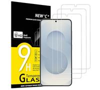 NEW'C Lot de 3, Verre Trempé pour Samsung Galaxy S25, Film en Protection écran efficace contre les Rayures - sans Bulles - Ultra Résistant- HD Ultra Transparent - Dureté 9H Glass