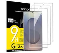 NEW'C Lot de 3, Verre Trempé pour Samsung Galaxy S25 Ultra, Film en Protection écran efficace contre les Rayures - sans Bulles - Ultra Résistant- HD Ultra Transparent - Dureté 9H Glass