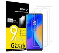 NEW'C Lot de 3, Verre Trempé pour TCL 20 SE, Film Protection écran - sans Bulles d'air -Ultra Résistant (0,33mm HD Ultra Transparent) Dureté 9H Glass