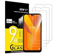 NEW'C Lot de 3, Verre Trempé pour Wiko Y62 / Wiko Y62 Plus, Film Protection écran - sans Bulles d'air -Ultra Résistant (0,33mm HD Ultra Transparent) Dureté 9H Glass