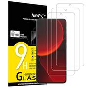 NEW'C Lot de 3, Verre Trempé pour Xiaomi 13T, Xiaomi 13T Pro, Film Protection écran sans Bulles d'air Ultra Résistant (0,33mm HD Ultra Transparent) Dureté 9H Glass