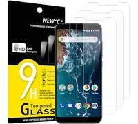 NEW'C Lot de 3, Verre Trempé pour Xiaomi Mi A2, Xiaomi Mi 6X, Film Protection écran efficace contre les Rayures - sans Bulles - Ultra Résistant (0,33mm HD Ultra Transparent) Dureté 9H Glass