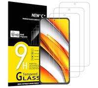 NEW'C Lot de 3, Verre Trempé pour Xiaomi Poco F3, Xiaomi Mi 11i, Film Protection écran - Anti Rayures - sans Bulles d'air -Ultra Résistant (0,33mm HD Ultra Transparent) Dureté 9H Glass