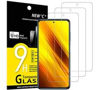 NEW'C Lot de 3, Verre Trempé pour Xiaomi Poco X3 / Poco X3 Pro/Poco X3 NFC, Film Protection écran efficace contre les Rayures - Ultra Résistant (0,33mm HD Ultra Transparent) Dureté 9H Glass