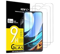 NEW'C Lot de 3, Verre Trempé pour Xiaomi Redmi 9T, Xiaomi Poco M3, Film Protection écran efficace contre les Rayures - sans Bulles - Ultra Résistant (0,33mm HD Ultra Transparent) Dureté 9H Glass