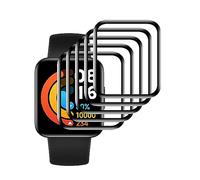 NEW'C Lot de 5, Protection Écran en Verre Trempé pour Xiaomi Poco Watch, Film de Protection - Résistant (0,33mm HD Ultra Transparent)