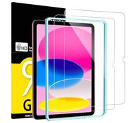 NEW'C Verre Trempé pour iPad A16 11e 2025, iPad 10e 2022, Protection Écran | Pour iPad (A16) 11e génération 2025/iPad 10e génération 2022, Cadre d'installation inclus, Lot de 2, Transparent