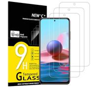 NEW'C Verre Trempé pour Xiaomi Redmi Note 10/Note 10 5G/POCO M5s | Lot de 3, Transparent, 6,5 pouces, Dureté 9H, Anti-rayures, Sans bulles, Oléophobe, Tactile précis, Vitre Protection Écran