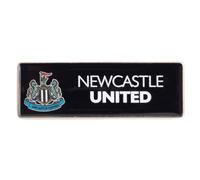 Newcastle United Badge rectangulaire officiel, noir avec blason du club