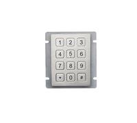 Newdesy K-TEK-B68KP-AC-DWP Pavé numérique industriel en acier inoxydable, étanche IP65, résistant au vandalisme, montage sur panneau, 12 touches USB personnalisables, pour extérieur dur, industriel