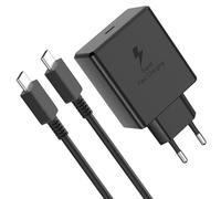 Newding Chargeur 45W Super Fast 2.0 Compatible avec Samsung S25 S24 | Adaptateur Secteur Prise USB C avec Câble Type C 5A pour Samsung Galaxy S25+ S24+ S23+ S22+, Tab S10 S9 S8, EP-T4510