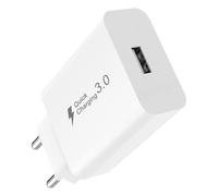 Newding Chargeur USB 18 W - Bloc d'alimentation USB 3 A - Charge rapide 3.0 - Compatible avec Samsung Galaxy S20/S21 Ultra S21 A21s A51 Sony Xperia Redmi Note 8 Pro Huawei P30 Nokia Motorola Blackview