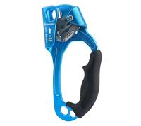 NewDoar UIAA & CE Certifié Main Ascendeur Bloqueur Poignée Ergonomique Escalade Arbre Arboriste Rappel Gear Équipement Corde Pince pour 8~13 MM Corde-Droitier Bleu Pro
