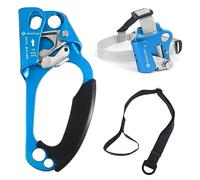 NewDoar UIAA & CE Certifié Main Ascendeur Bloqueur Poignée Ergonomique Escalade Arbre Arboriste Rappel Gear Équipement Corde Pince pour 8~13 MM Corde-Définir Le Bleu Droit