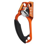 NewDoar UIAA & CE Certifié Main Ascendeur Bloqueur Poignée Ergonomique Escalade Arbre Arboriste Rappel Gear Équipement Corde Pince pour 8~13 MM Corde-Orange Main Gauche