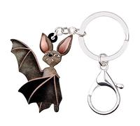 NEWEI Porte-Clés En Acrylique Halloween Horreur Crâne Zombie Porte-Clés Poupée Vaudou Bijoux Pour Femme Filles Porte-Monnaie Accessoires De Voiture (Noir)