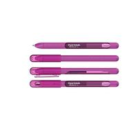 Newell Brands Lot de 4 stylos à encre gel Paper Mate InkJoy avec capuchon, pointe moyenne de 0.7mm, pointe à encre gel, assortiment de couleurs pour coloriage pour adultes (Berry)