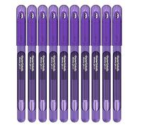 Newell Brands Paper Mate InkJoy Lot de 10 stylos à encre gel avec capuchon, pointe moyenne de 0,7 mm, assortiment de couleurs pour coloriage pour adultes (violet), pack de 1
