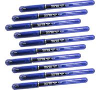 Newell Brands Papermate Inkjoy Lot de 10 stylos à encre gel à pointe fine de 0,5 mm avec capuchon Bleu pur